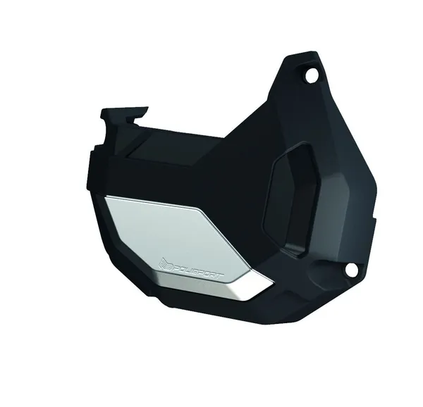 Alternator Cover Black, Silver-0