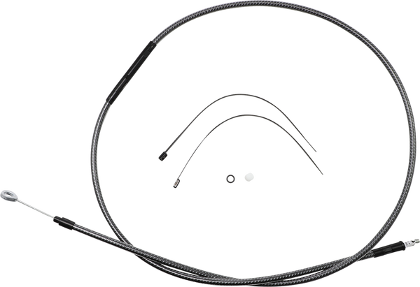 High-efficiency Polished Karbonfibr Clutch Cable Silver, 1, nordicamoto.ro