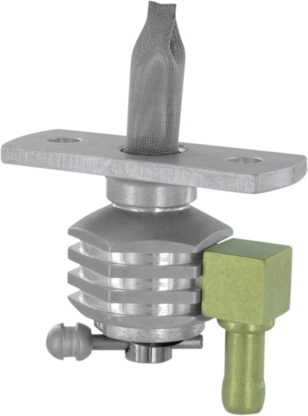 Power-flo Hex Fuel Valve Silver, 1, nordicamoto.ro