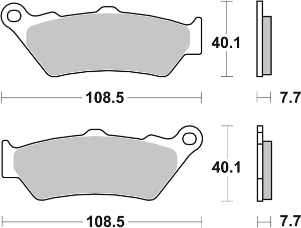 Ct Scooter Carbon Tech Organic Brake Pads, 1, nordicamoto.ro