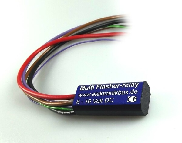 Multi Flasher Relay Black, 1, nordicamoto.ro
