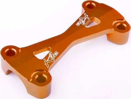 Mx-en Upper Handlebar Clamps Anodized, Orange, 1, nordicamoto.ro