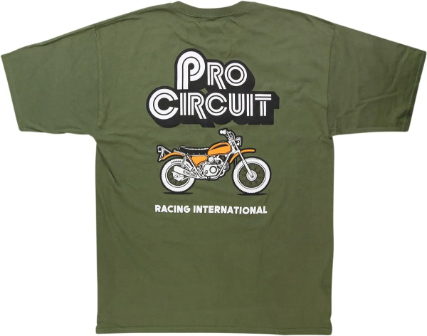 Pit Bike T-shirt Green-0