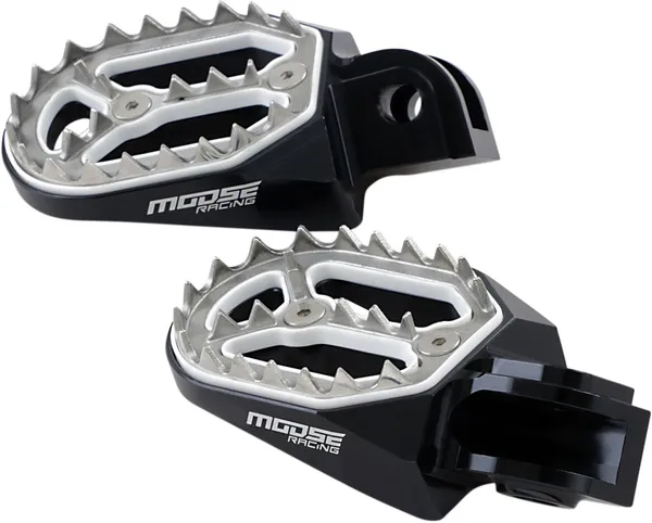 MOOSE RACING Qualifier Footpegs Black -1