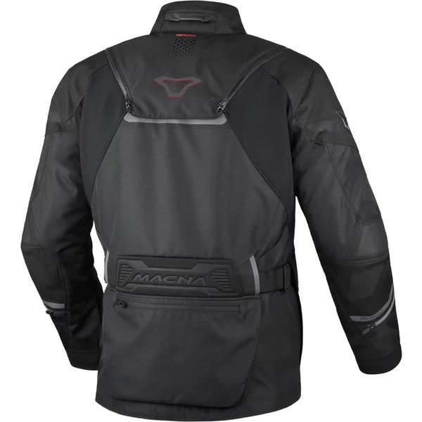 Geaca textil impermeabila touring/adventure MACNA AIR HYBRID 2.0 XXL Gri/Negru/Rosu, 7, nordicamoto.ro