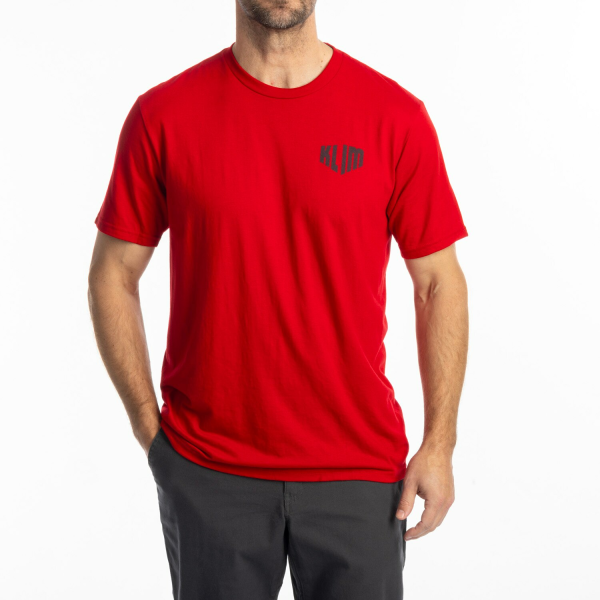 Tricou Klim Full Throttle Tri-blend Coyote Brown Heather - Asphalt-4