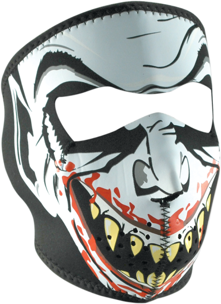 Face Mask Glow Vampire Black, Red, White, Yellow, 2, nordicamoto.ro