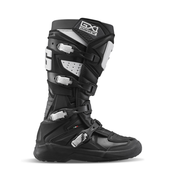 Cizme motocross/enduro GAERNE GX-1 EVO negru/alb 41, 1, nordicamoto.ro