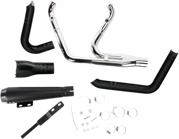 Road Rage 2:1 Exhaust System Black, 3, nordicamoto.ro