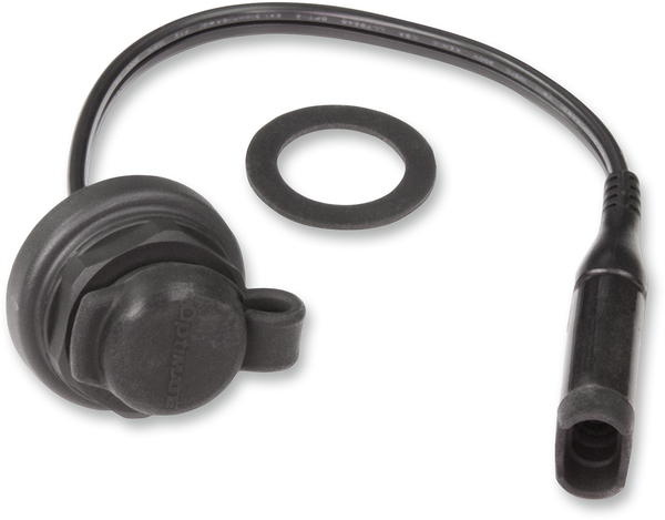 Sae Panel Mount Socket Black, 3, nordicamoto.ro