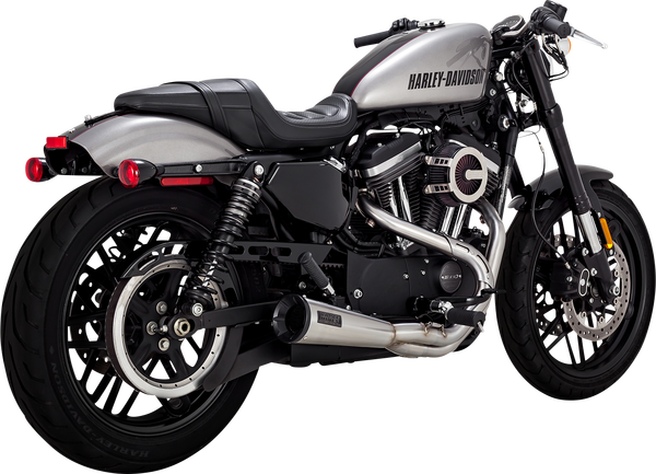 2-into-1 Upsweep Exhaust System Brushed, 3, nordicamoto.ro