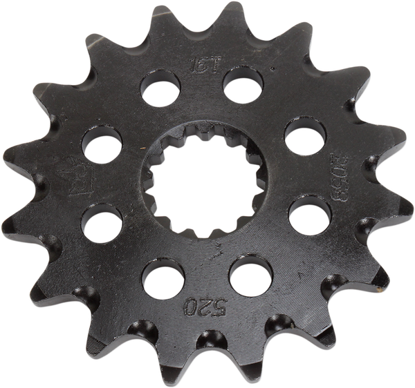 Lightweight Steel Sprocket Black, Zinc, 1, nordicamoto.ro