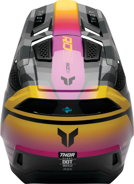 Casca Thor Fleet Camber Negru/Roz/Galben XL-1