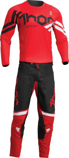 Tricou Thor Pulse Cube Red/White 3XL, 1, nordicamoto.ro