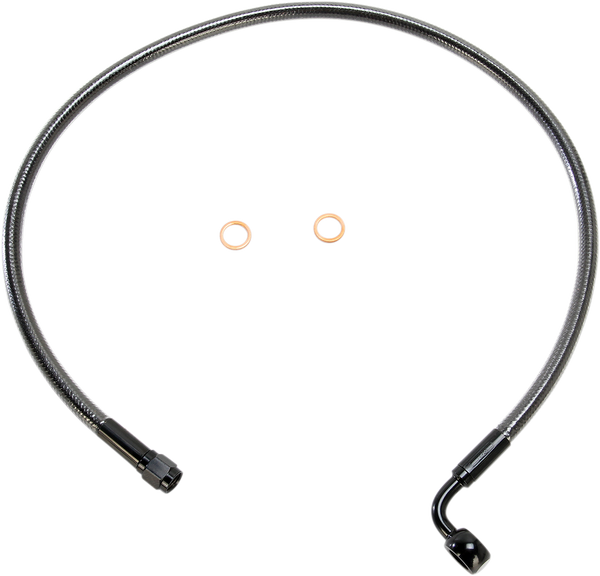 Alternate Length Designer Series Abs-specific Front Brake Line Kit Black, Black Pearl, 1, nordicamoto.ro