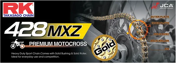 Gb 428 Mxz Chain Gold, 1, nordicamoto.ro
