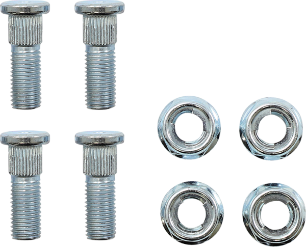 Wheel Stud/nut Kit Silver, 1, nordicamoto.ro