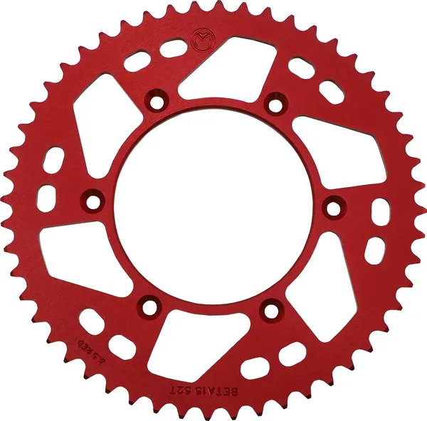 MOOSE RACING Rear Aluminum Sprocket Red 