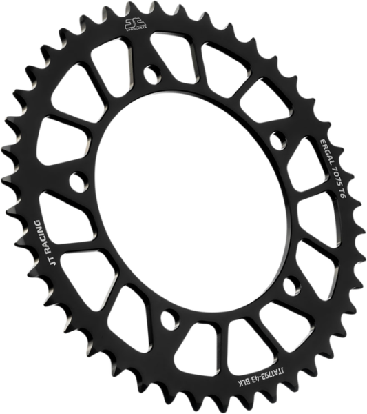 JT SPROCKETS Racelite Aluminum Rear Sprocket Black 