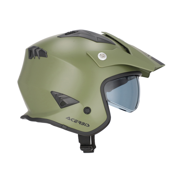 Casca Jet Acerbis Aria 22-06 Verde Militar XXL-9