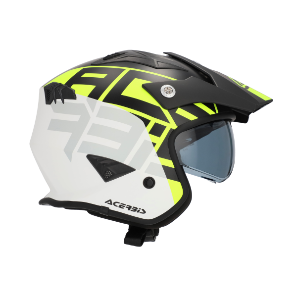 Casca Jet Acerbis Aria Sport Negru/Galben Fluo XXL-8