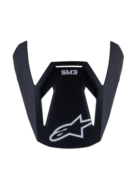 Viziera Casca Copii Alpinestars Sm3 Solid Black-0
