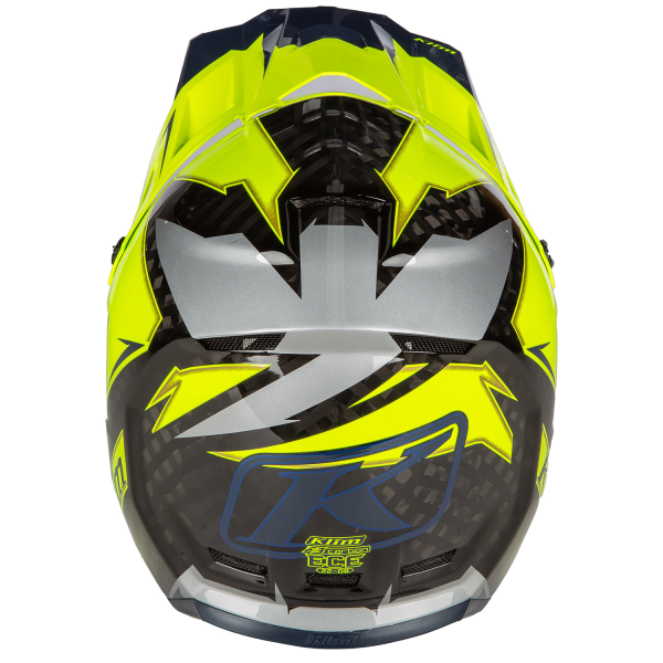 Casca Klim F3 Carbon Off-Road ECE LIGHTNING WHITE-18