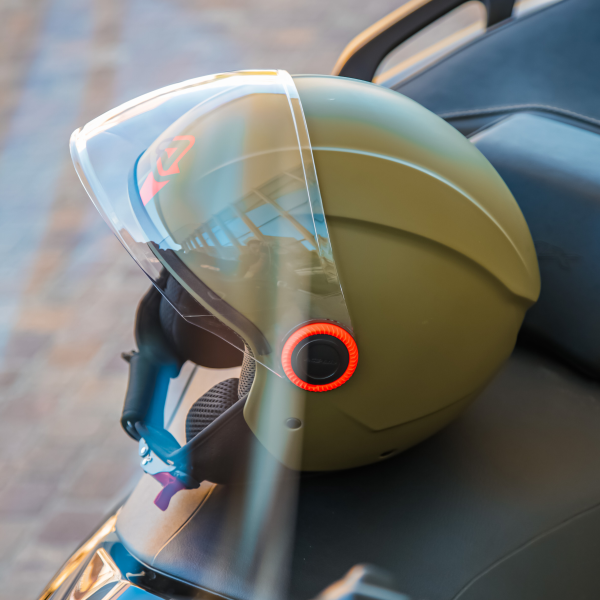 Casca Jet Acerbis Brezza Verde Militar XL-5