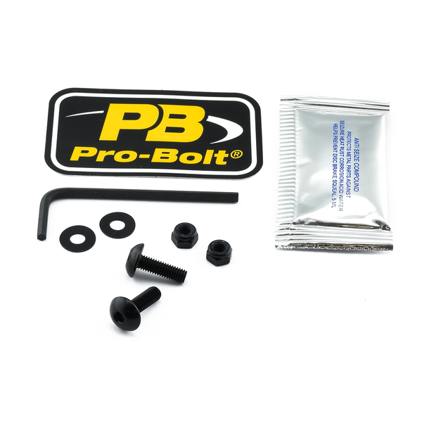 License Plate Screws Black, 1, nordicamoto.ro