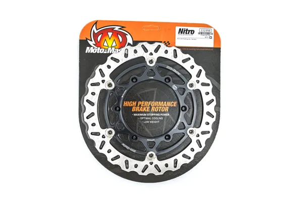 Nitro Series Floating Rotor Black, Silver -0