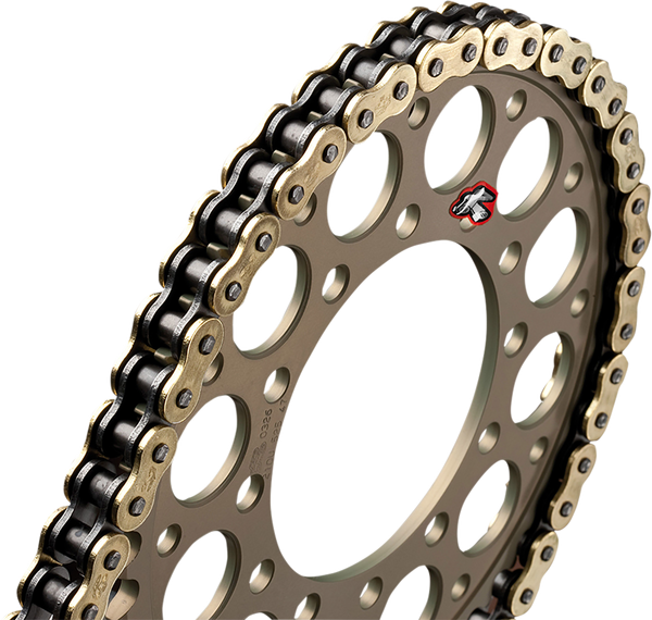 R4 Srs Road Chain Gold 520, 2, nordicamoto.ro