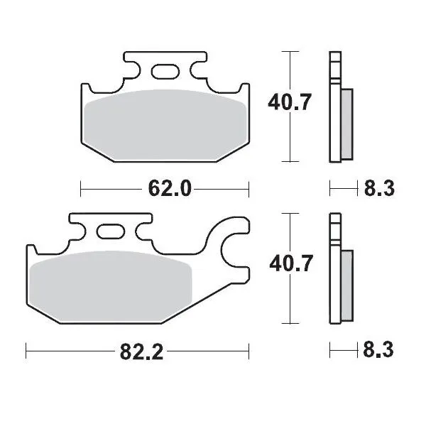 Racing Brake Pads Atv-0