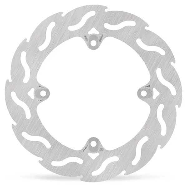 Flame Series Fixed Rotor Silver, Stainless Steel-0