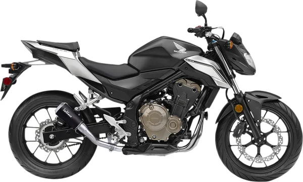 Tobă de eșapament LeoVince LV-10 Black Edition Slip-On pentru Honda CB500F / CBR500R / CB500X (2019-2025), 2, nordicamoto.ro