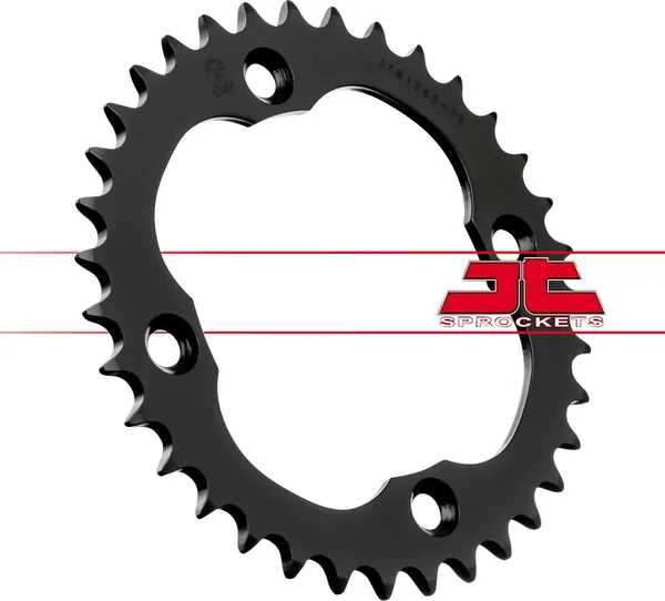 JT SPROCKETS Steel Rear Sprocket Black -1