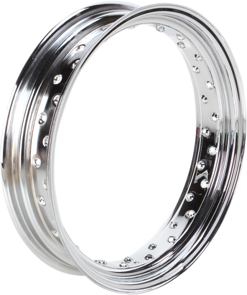 Custom Spun Steel Chrome Rim Silver, 1, nordicamoto.ro