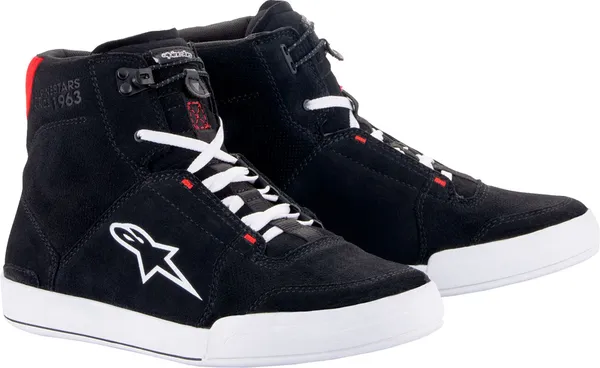 Ghete Alpinestars Chrome Black/White/Red-3