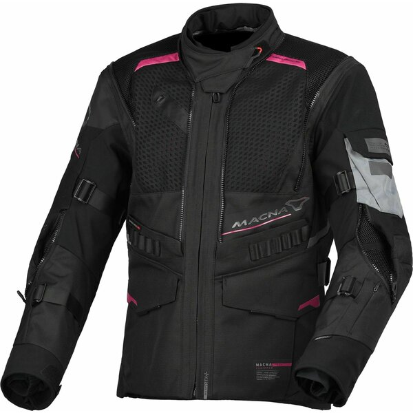 Geaca dama textil impermeabila touring/adventure MACNA FLEXODUS Negru XS, 7, nordicamoto.ro