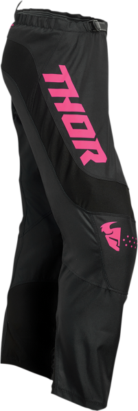 Pantaloni Dama Thor Sector Minimal Black/Fluo Pink-1