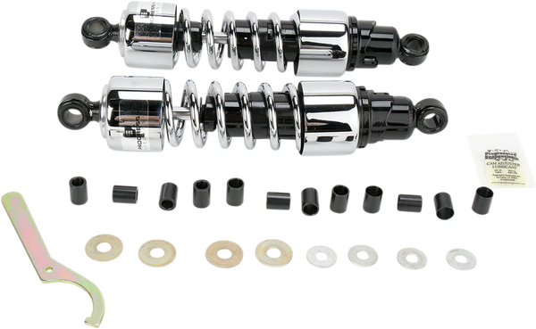 412 Series Cruiser Shocks Black, Chrome, 1, nordicamoto.ro
