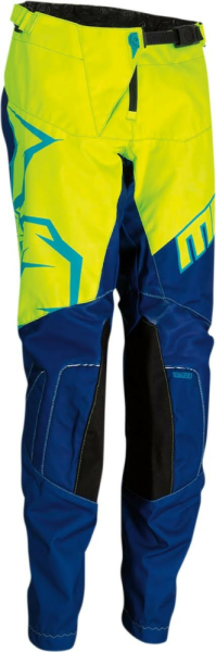 Pantaloni Copii Moose Racing QUALIFIER Navy/Teal/Yellow-0