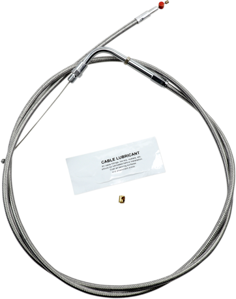 Stainless Steel Throttle/idle Cable Silver +305 mm (12''), 1, nordicamoto.ro