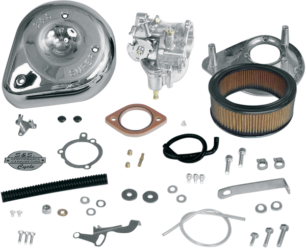 Super E Carburetor Kit W/o Manifold Silver, 1, nordicamoto.ro