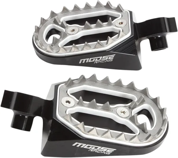 MOOSE RACING Qualifier Footpegs Black -1