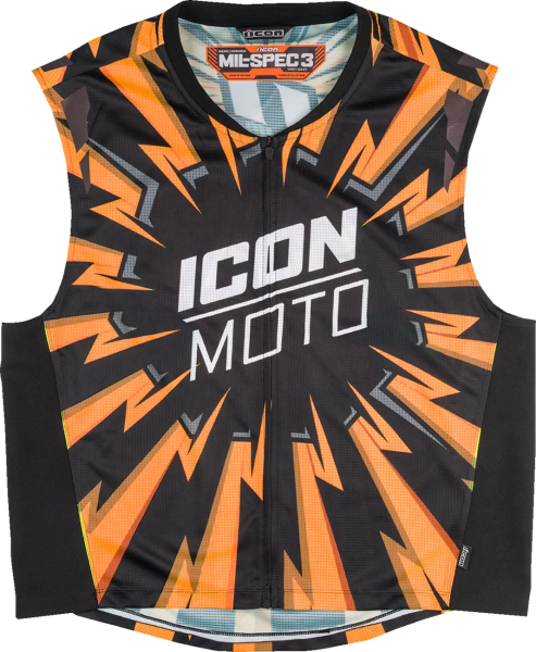 Mil-spec 3 Vest Black, Orange  S/M, 2, nordicamoto.ro