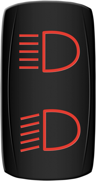 Rocker Switch Black 