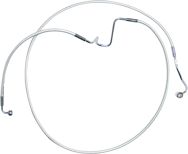 Designer Series Dot Extended Abs Touring Lower Brake Line Kit Chrome, Sterling Chromite® Ii Standard, 1, nordicamoto.ro