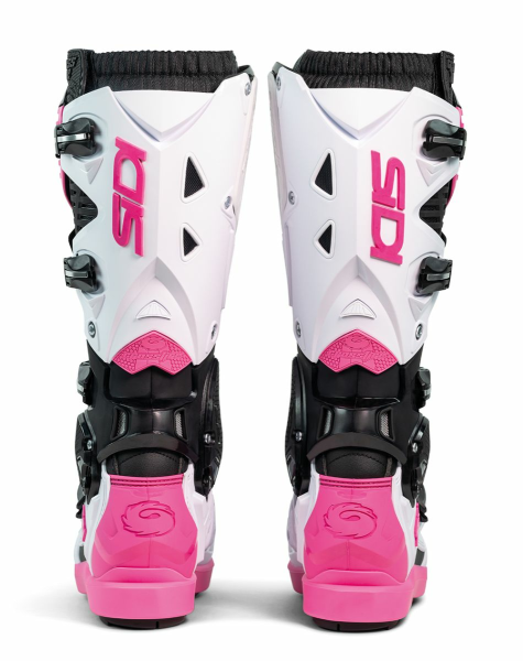 Cizme Sidi Crossfire 3 SRS Black/White/Pink-0