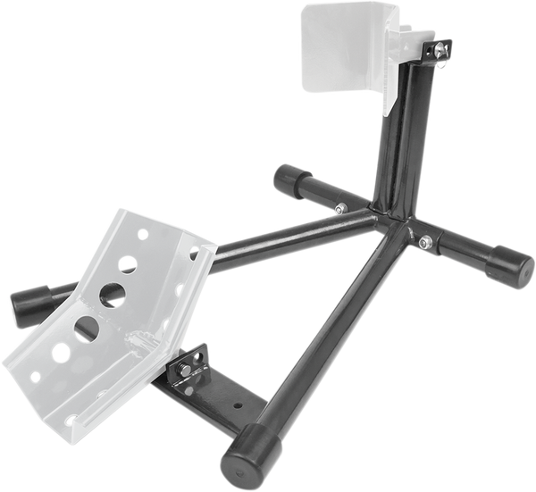 Gp3 Wheel Chock Black, Powder-coated, Silver, 1, nordicamoto.ro