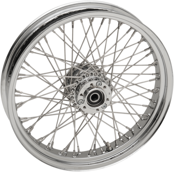 Wheel Assemblies Laced 60-spoke Front Chrome Silver, 1, nordicamoto.ro
